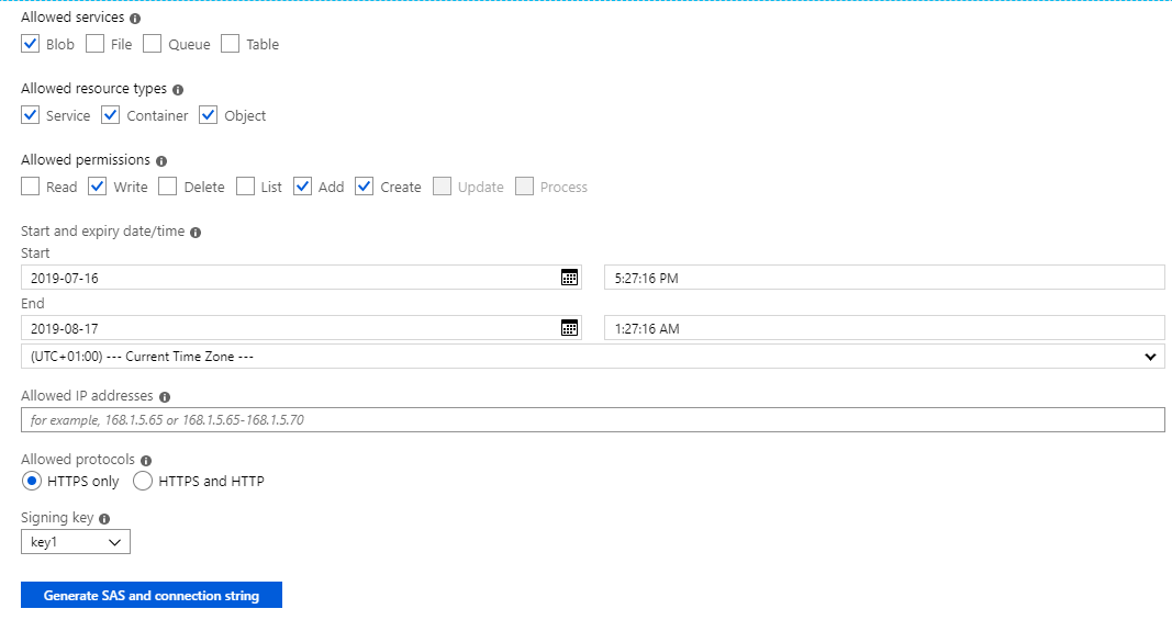 sas configuration options